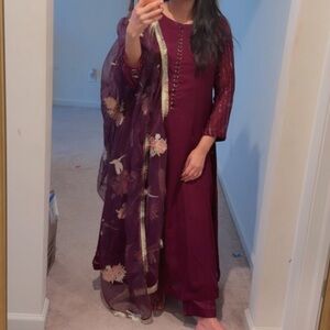 Pakistani gown fancy